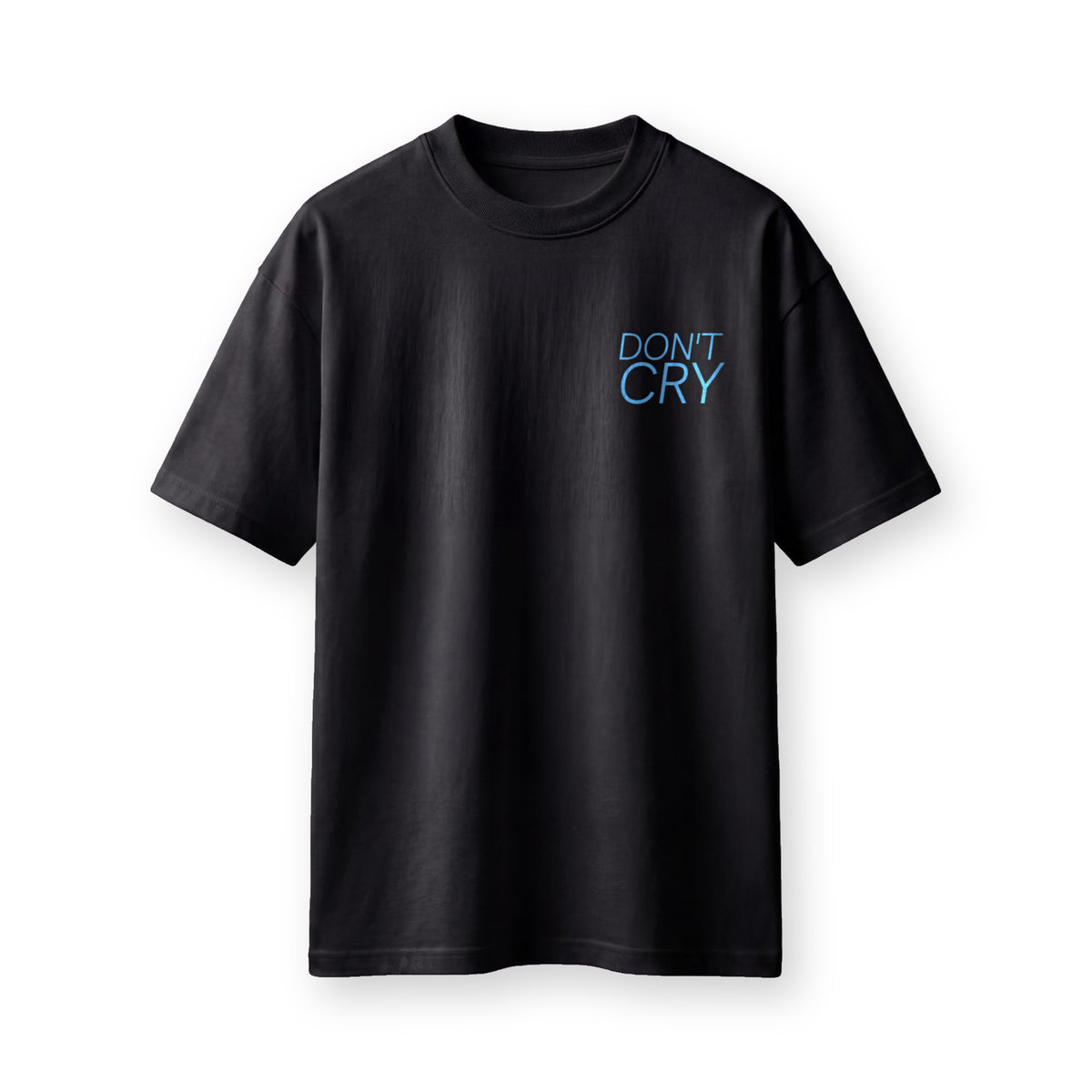Black DON'T CRY t-shirt from the Culture Drops Boys Don't Cry set